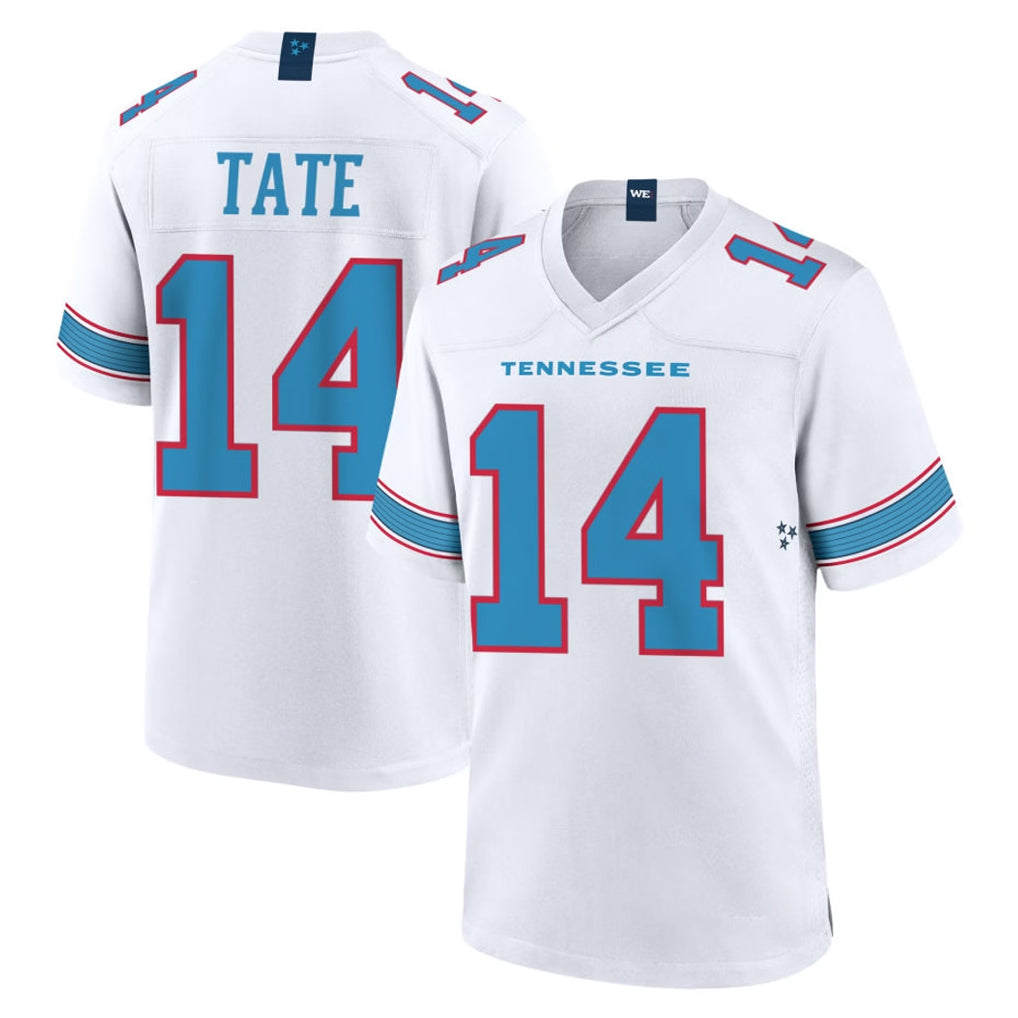 Parkc T.Titans #14 Carnell Tate Player White 2026 Game Home Stitched Jerseys