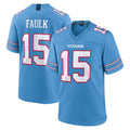 Parkc T.Titans #15 Keldric Faulk Player Light Blue 2026 Game Home Stitched Jerseys