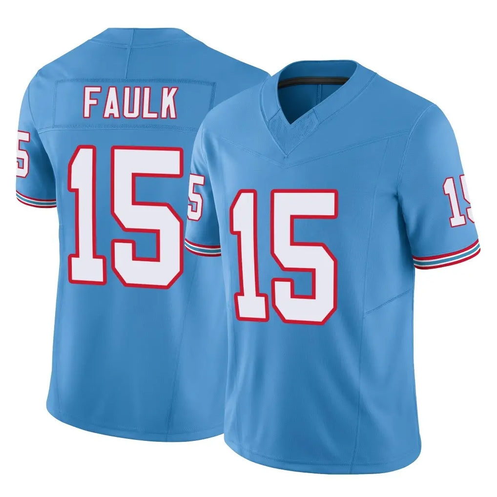 Parkc T.Titans #15 Keldric Faulk Player Light Blue Limited Vapor F.U.S.E. Home Game Stitched Jerseys