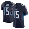 Parkc T.Titans #15 Keldric Faulk Player Navy Limited Vapor Untouchable Home Game Stitched Jerseys