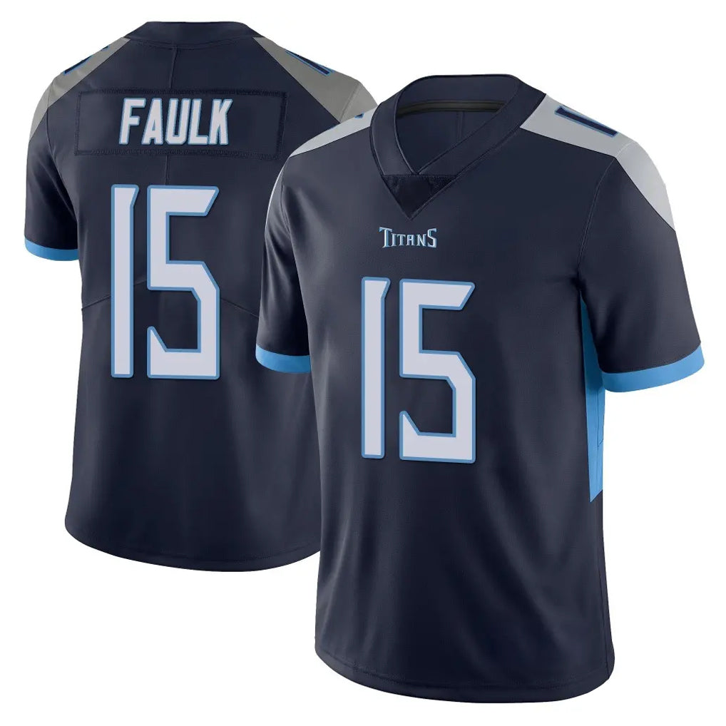 Parkc T.Titans #15 Keldric Faulk Player Navy Limited Vapor Untouchable Home Game Stitched Jerseys