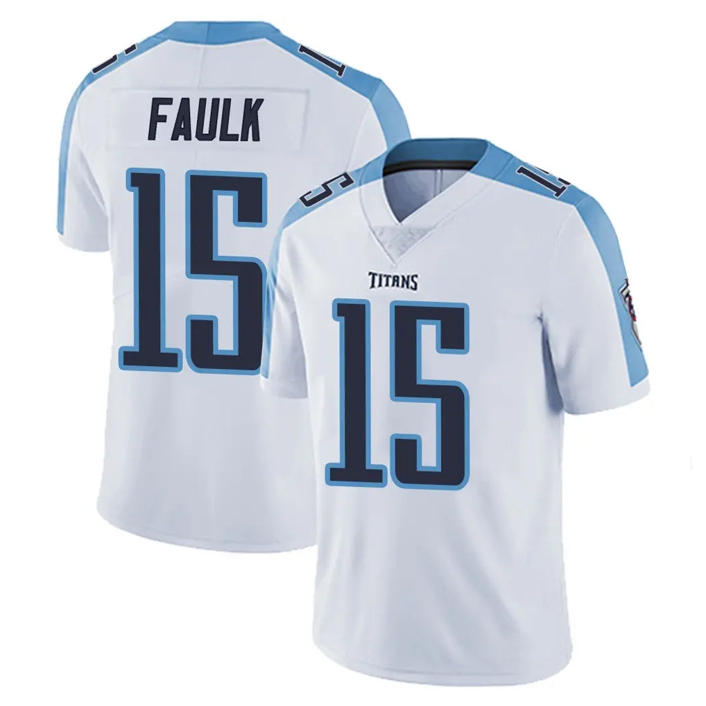 Parkc T.Titans #15 Keldric Faulk Player White Limited Vapor Untouchable Home Game Stitched Jerseys