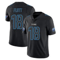 Parkc T.Titans #18 Cor'Dale Flott Player Black Impact Limited Home Game Stitched Jerseys