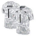 Parkc T.Titans #1 Cam Ward Player Arctic Camo Limited Salute to Service Home Game Stitched Jerseys