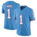 Parkc T.Titans #1 Cam Ward Player Light Blue Limited Vapor F.U.S.E. Home Game Stitched Jerseys