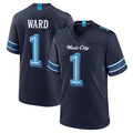 Parkc T.Titans #1 Cam Ward Player Navy 2026 Rivalries Collection Home Game Stitched Jerseys