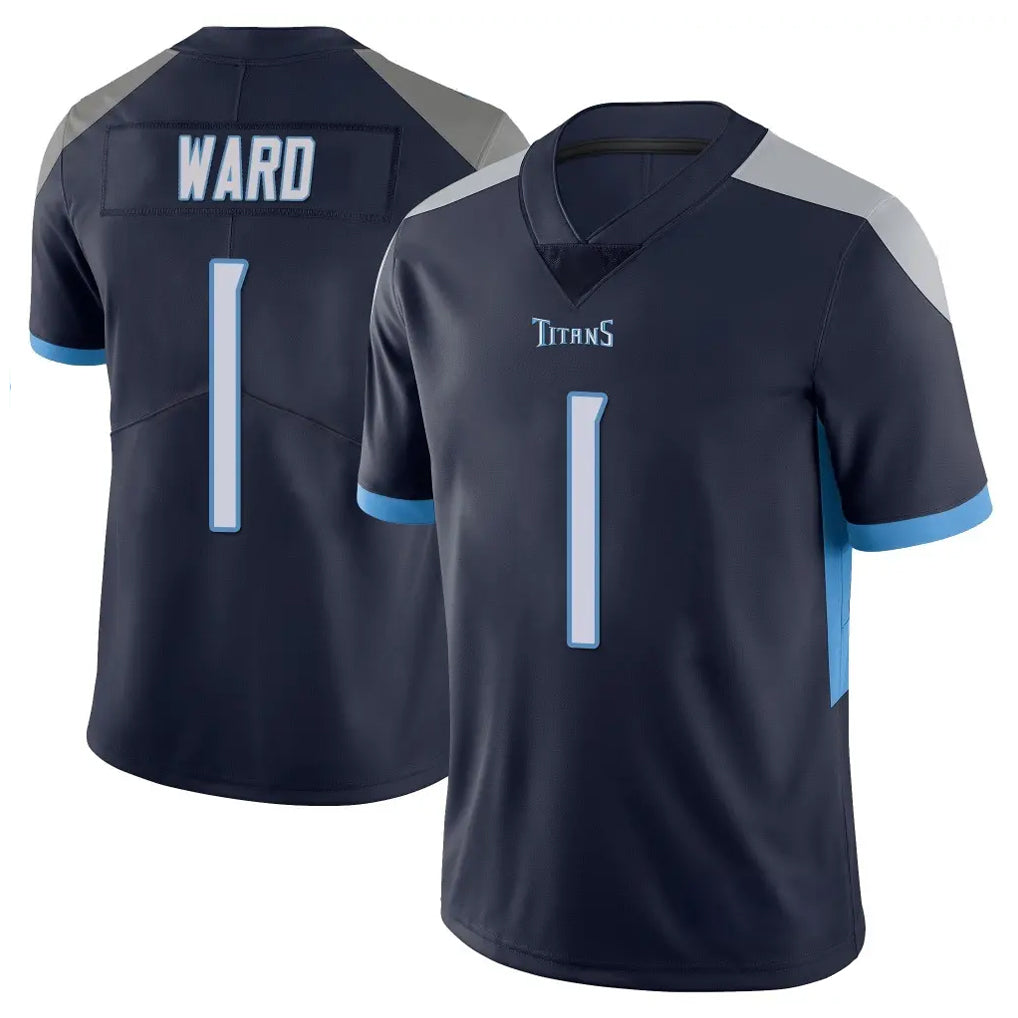 Parkc T.Titans #1 Cam Ward Player Navy Limited Vapor Untouchable Home Game Stitched Jerseys