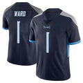 Parkc T.Titans #1 Cam Ward Player Navy Limited Vapor Untouchable Home Game Stitched Jerseys