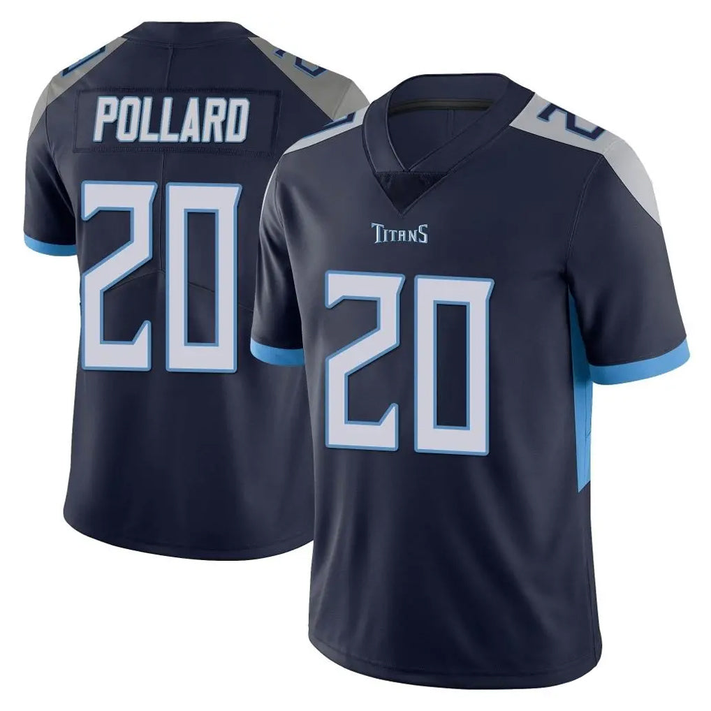 Parkc T.Titans #20 Tony Pollard Player Navy Limited Vapor Untouchable Home Game Stitched Jerseys