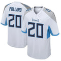 Parkc T.Titans #20 Tony Pollard Player White Home Game Stitched Jerseys