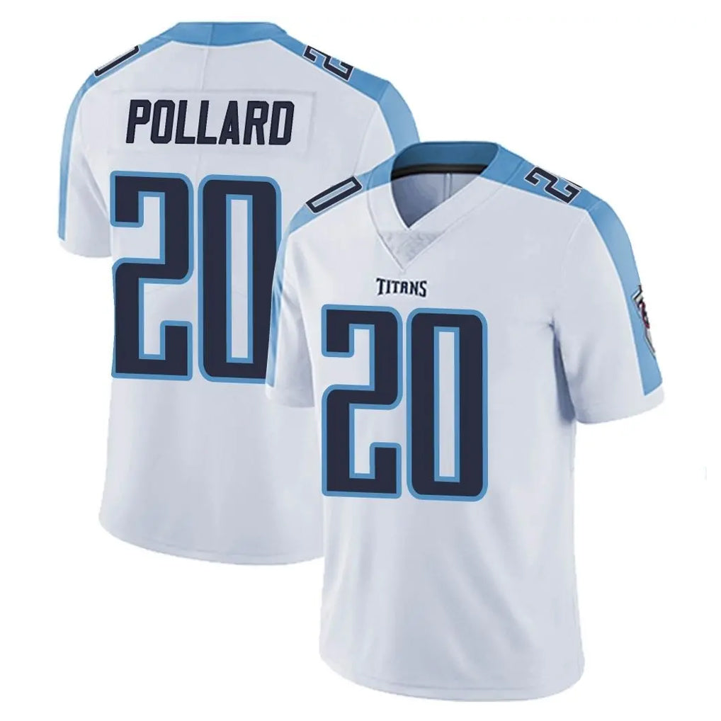 Parkc T.Titans #20 Tony Pollard Player White Limited Vapor Untouchable Home Game Stitched Jerseys