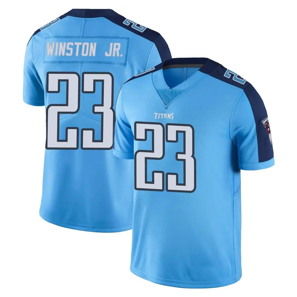 Parkc T.Titans #23 Kevin Winston Jr. Player Light Blue Limited Color Rush Home Game Stitched Jerseys