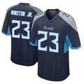 Parkc T.Titans #23 Kevin Winston Jr. Player Navy Home Game Stitched Jerseys