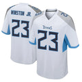 Parkc T.Titans #23 Kevin Winston Jr. Player White Home Game Stitched Jerseys