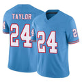 Parkc T.Titans #24 Alontae Taylor Player Light Blue Limited Vapor F.U.S.E. Home Game Stitched Jerseys