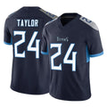 Parkc T.Titans #24 Alontae Taylor Player Navy Limited Vapor F.U.S.E. Home Game Stitched Jerseys
