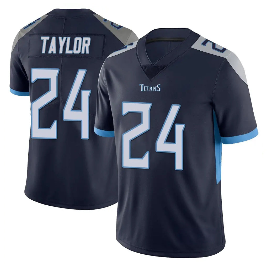 Parkc T.Titans #24 Alontae Taylor Player Navy Limited Vapor Untouchable Home Game Stitched Jerseys