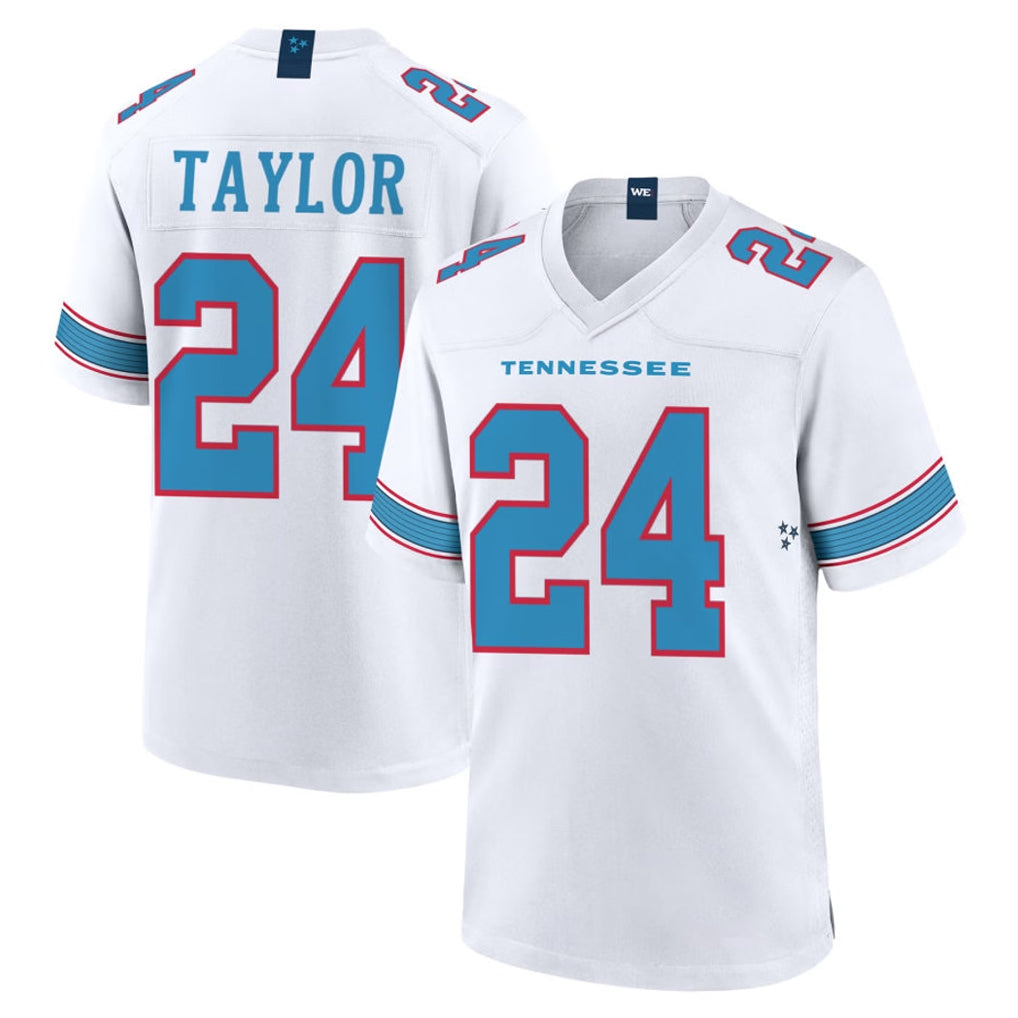 Parkc T.Titans #24 Alontae Taylor Player White 2026 Game Home Stitched Jerseys