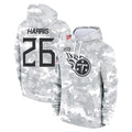 Parkc T.Titans #26 Marcus Harris Player Camo Arctic Salute to Service Pullover Hoodies Home Game Stitched Jerseys