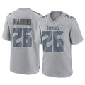 Parkc T.Titans #26 Marcus Harris Player Gray Atmosphere Fashion Home Game Stitched Jerseys