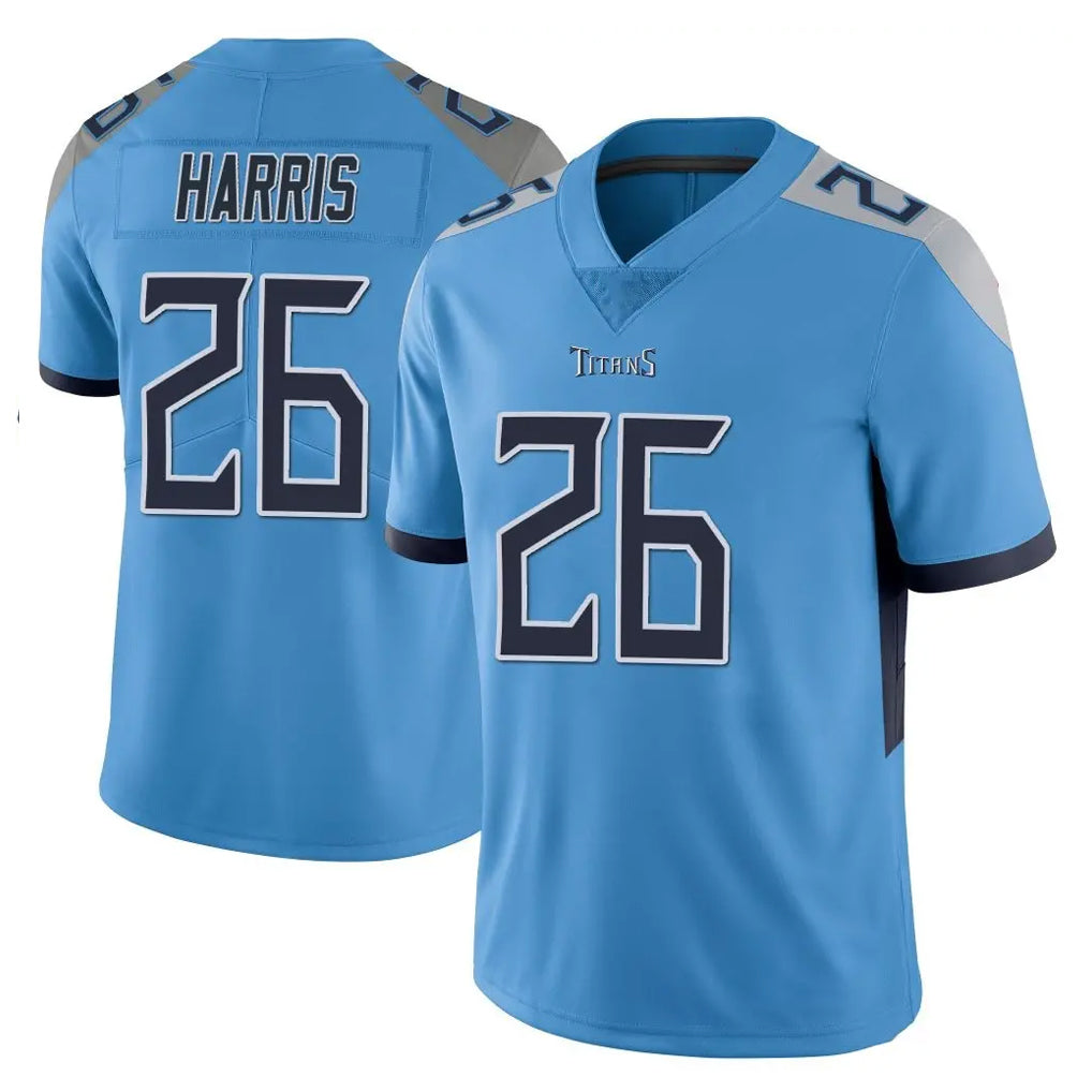 Parkc T.Titans #26 Marcus Harris Player Light Blue Limited Vapor Untouchable Home Game Stitched Jerseys