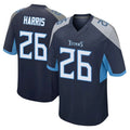 Parkc T.Titans #26 Marcus Harris Player Navy Home Game Stitched Jerseys