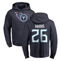 Parkc T.Titans #26 Marcus Harris Player Navy Logo Pullover Hoodies Home Game Stitched Jerseys