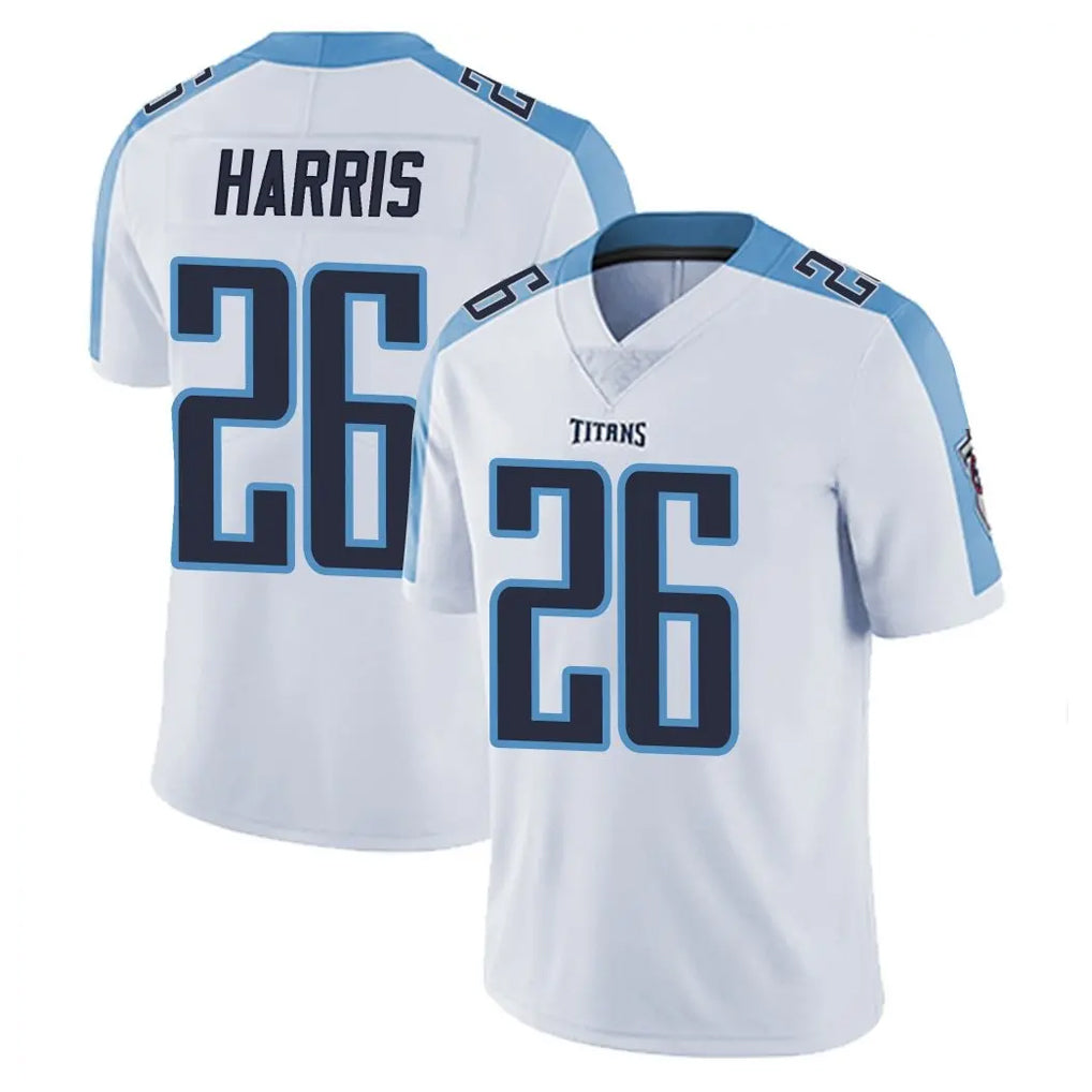 Parkc T.Titans #26 Marcus Harris Player White Limited Vapor Untouchable Home Game Stitched Jerseys