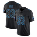 Parkc T.Titans #33 Cedric Gray Player Black Impact Limited Home Game Stitched Jerseys