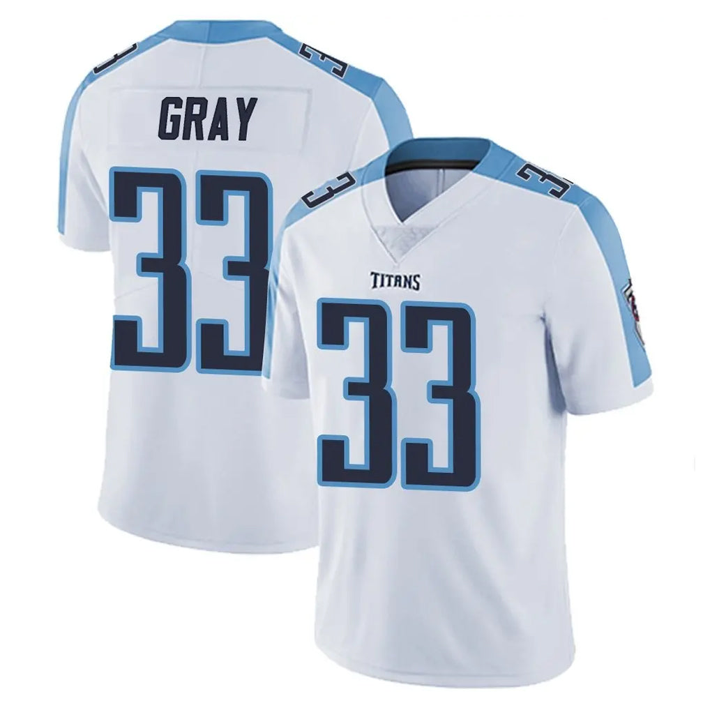 Parkc T.Titans #33 Cedric Gray Player White Limited Vapor Untouchable Home Game Stitched Jerseys