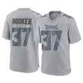 Parkc T.Titans #37 Amani Hooker Player Gray Atmosphere Fashion Home Game Stitched Jerseys