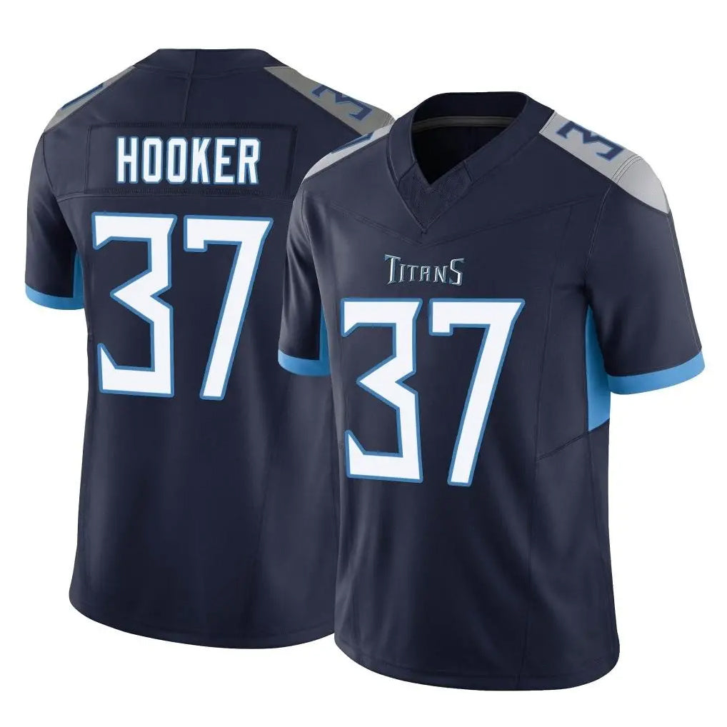 Parkc T.Titans #37 Amani Hooker Player Navy Limited Vapor F.U.S.E. Home Game Stitched Jerseys