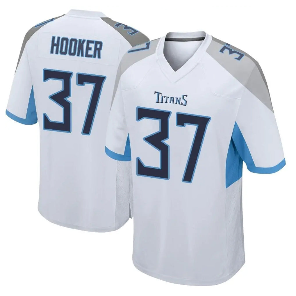 Parkc T.Titans #37 Amani Hooker Player White Home Game Stitched Jerseys