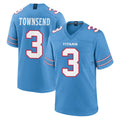 Parkc T.Titans #3 Tommy Townsend Player Light Blue 2026 Game Home Stitched Jerseys