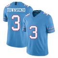 Parkc T.Titans #3 Tommy Townsend Player Light Blue Team Vapor F.U.S.E. Limited Home Game Stitched Jerseys