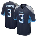 Parkc T.Titans #3 Tommy Townsend Player Navy Home Game Stitched Jerseys