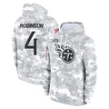 Parkc T.Titans #4 Wan'Dale Robinson Player Camo Arctic Salute to Service Pullover Hoodies Home Game Stitched Jerseys