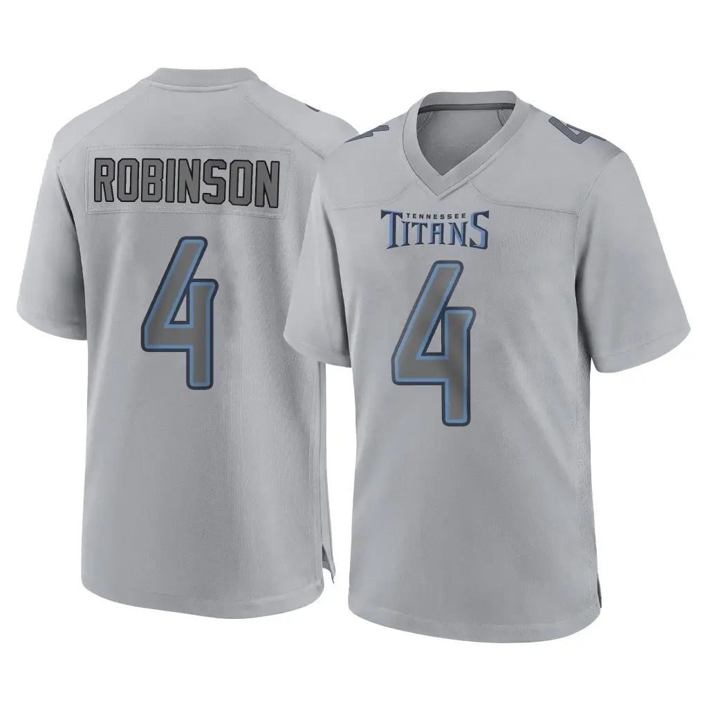 Parkc T.Titans #4 Wan'Dale Robinson Player Gray Atmosphere Fashion Home Game Stitched Jerseys