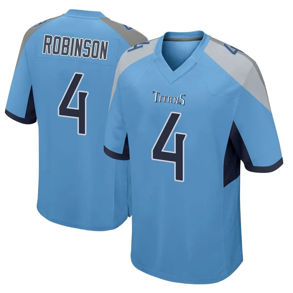 Parkc T.Titans #4 Wan'Dale Robinson Player Light Blue Home Game Stitched Jerseys