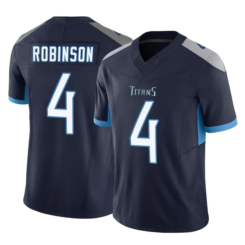 Parkc T.Titans #4 Wan'Dale Robinson Player Navy Limited Vapor F.U.S.E. Home Game Stitched Jerseys