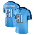 Parkc T.Titans #51 Austin Schlottmann Player Light Blue Limited Color Rush Home Game Stitched Jerseys