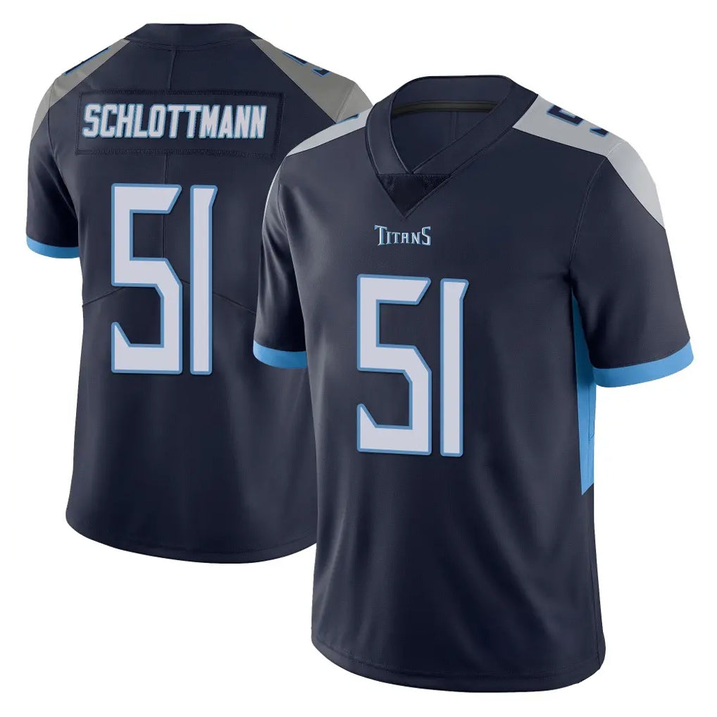 Parkc T.Titans #51 Austin Schlottmann Player Navy Limited Vapor Untouchable Home Game Stitched Jerseys