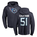 Parkc T.Titans #51 Austin Schlottmann Player Navy Logo Pullover Hoodies Home Game Stitched Jerseys