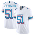 Parkc T.Titans #51 Austin Schlottmann Player White Limited Vapor F.U.S.E. Home Game Stitched Jerseys