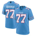 Parkc T.Titans #77 Peter Skoronski Player Light Blue 2026 Game Home Stitched Jerseys