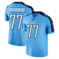 Parkc T.Titans #77 Peter Skoronski Player Light Blue Limited Color Rush Home Game Stitched Jerseys