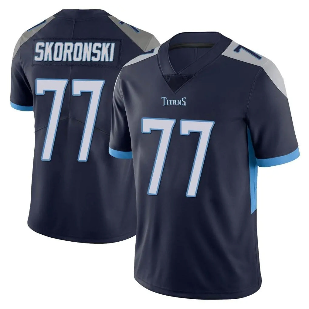 Parkc T.Titans #77 Peter Skoronski Player Navy Limited Vapor Untouchable Home Game Stitched Jerseys