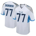 Parkc T.Titans #77 Peter Skoronski Player White Home Game Stitched Jerseys