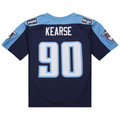 Parkc T.Titans #90 Jevon Kearse Mitchell & Ness Navy 1999 Legacy Replica Jersey Tennessee Titans Jevon Kearse Mitchell & Ness Navy 1999 Legacy Replica Jersey
