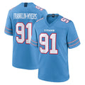 Parkc T.Titans #91 John Franklin-Myers Player Light Blue 2026 Game Home Stitched Jerseys